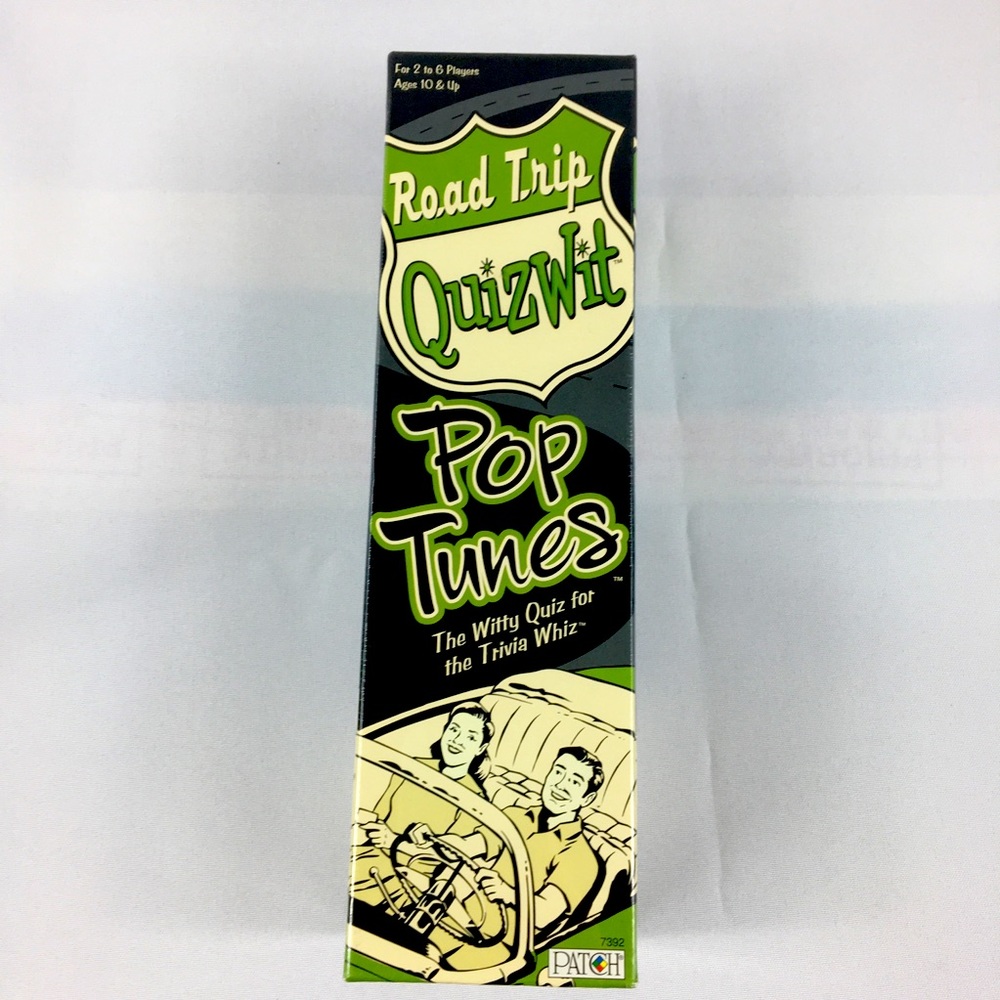 ROAD TRIP QUIZWIT POP TUNES GAME! NEW Sealed Box!